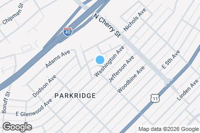 Map image of the property - 2505 Washington Avenue