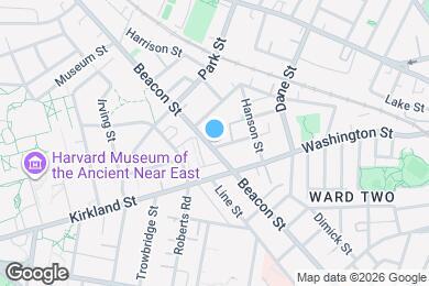 Map image of the property - 151 Beacon St