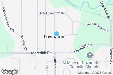 Map image of the property - Lovington Apartments