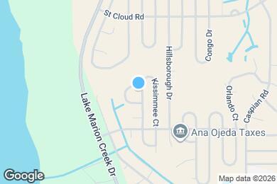 Map image of the property - 1420 Kissimmee Dr