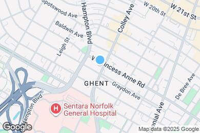 Map image of the property - 1111 Colley Ave