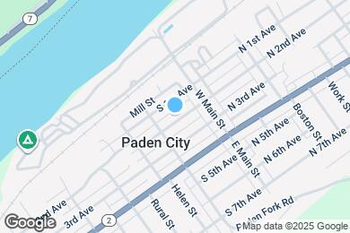 Map image of the property - 119 S 2nd Ave