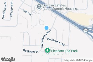 Map image of the property - 1006 SW Lakeview Blvd