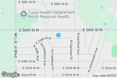 Map image of the property - 566 E 55th Pl N