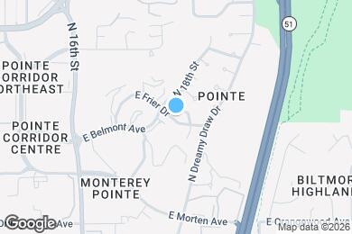 Map image of the property - 1820 E Frier Dr