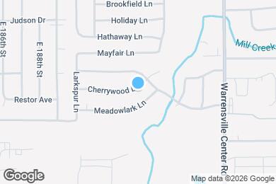 Map image of the property - 19602 Cherrywood Ln