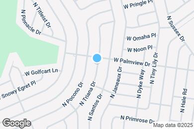 Map image of the property - 8202 N Triana Dr