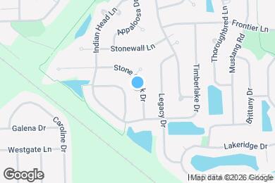 Map image of the property - 3505 Stone Creek Dr