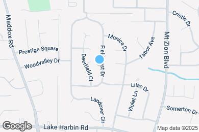 Map image of the property - 6133 Fieldcrest Dr