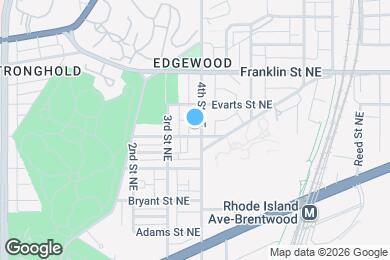 Map image of the property - 2604 4th St NE