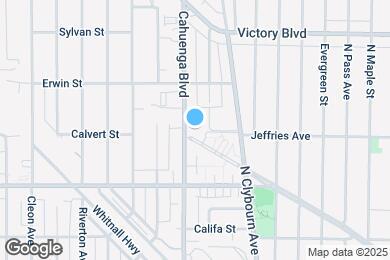 Map image of the property - 6104 Cahuenga Boulevard