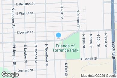 Map image of the property - 1628 E Grand Ave