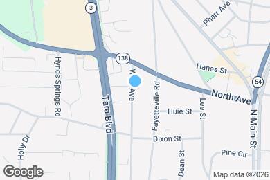 Map image of the property - 340 West Ave