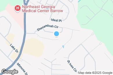 Map image of the property - 180 Shenandoah Dr