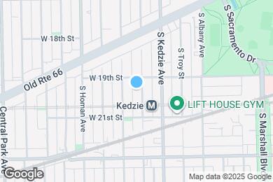 Map image of the property - 1918 South Sawyer Avenue