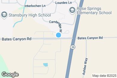 Map image of the property - 928 E. Bates Canyon Rd.