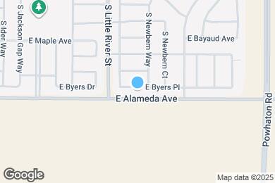 Map image of the property - 25830 E Byers Pl