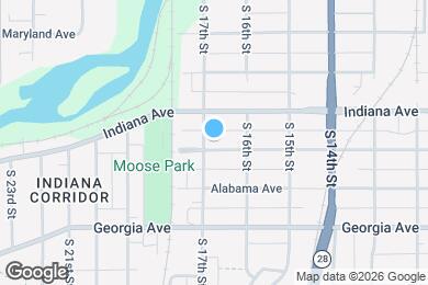 Map image of the property - 1628 Kentucky Ave