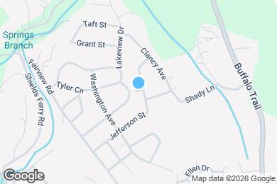 Map image of the property - 1617 Jefferson St