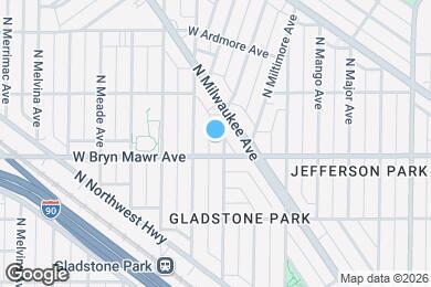 Map image of the property - 5608 N Marmora Ave