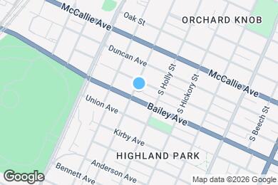 Map image of the property - 506 S Highland Park Ave