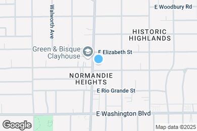 Map image of the property - 1540 N Lake Ave
