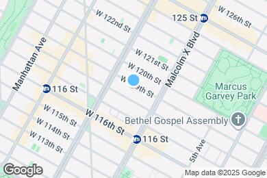 Map image of the property - 132 W 119th St