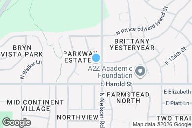 Map image of the property - 1103 N Purdom St