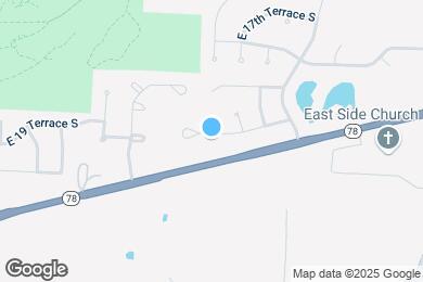 Map image of the property - 18613 E 19th Ter Ct S