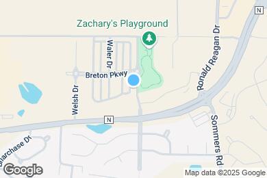 Map image of the property - 1105 Ridgeway Dr