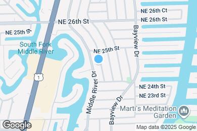 Map image of the property - 2433 NE 26th Ave