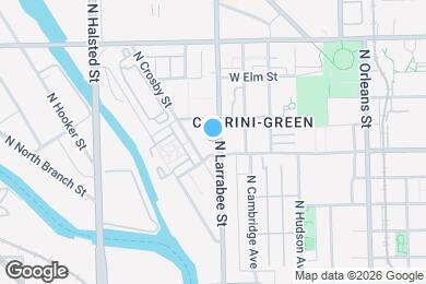 Map image of the property - 1008 N Larrabee St