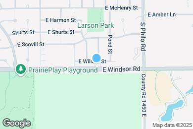 Map image of the property - 1107 E Willard St