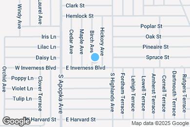 Map image of the property - 1020 Birch Ave