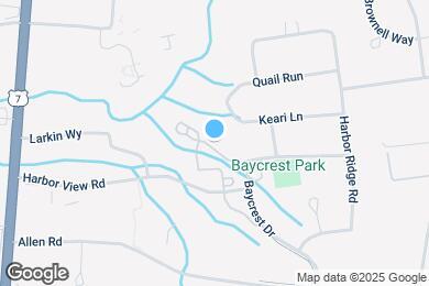 Map image of the property - 25 Baycrest Dr