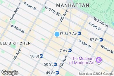 Map image of the property - 254 W 54th St