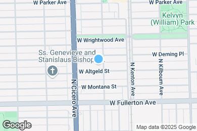 Map image of the property - 4708 W Altgeld St