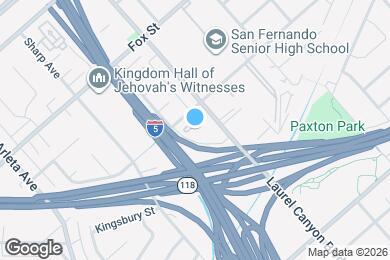 Map image of the property - 10943 Laurel Canyon Blvd