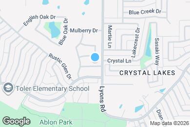 Map image of the property - 4021 Chinaberry Dr