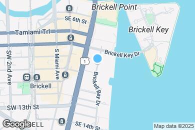 Map image of the property - 950 Brickell Bay Dr