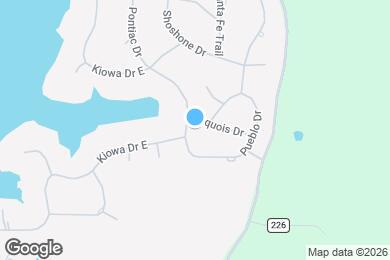 Map image of the property - 317 Kiowa Dr E