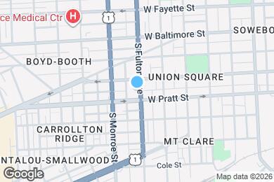 Map image of the property - 118 S Fulton Ave