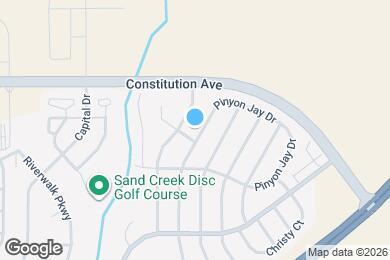 Map image of the property - 2244 Pinyon Jay Dr