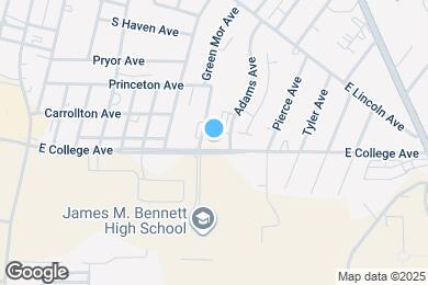 Map image of the property - 1030 Adams Ave