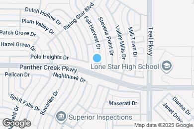 Map image of the property - 13609 Fall Harvest Dr