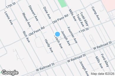 Map image of the property - 1206 Beach Ave