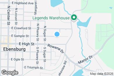 Map image of the property - 712 E Sample St