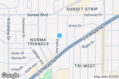 Map image of the property - 918 Palm Ave