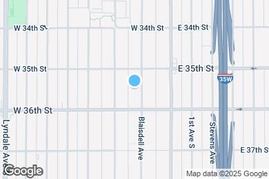 Map image of the property - 3528 Blaisdell Ave