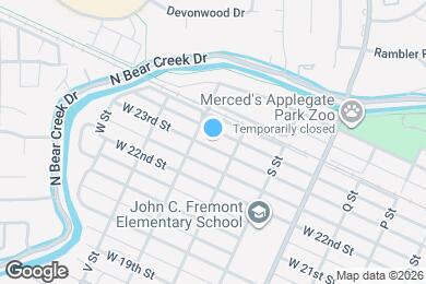 Map image of the property - 1335 W 23rd St
